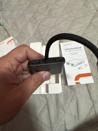 CABLETIMEHUB USB C to HDMI Dual Displayport 8K 30