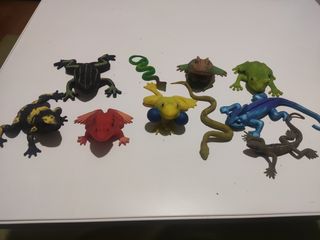 Collezione rettili e anfibi di gomma