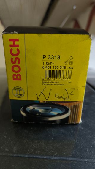 Filtro olio Bosch Golf 1.4 16v , P3318 