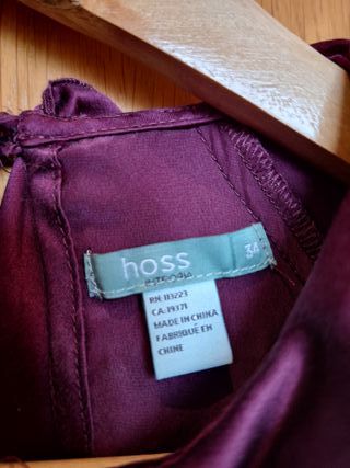 Camisa de vestir de seda natural, Hoss Intropia XS