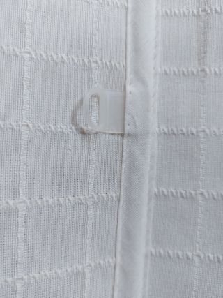 Estor algodón confeccionado