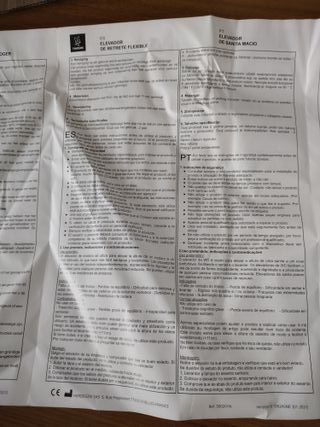 Elevador de retrete flexible