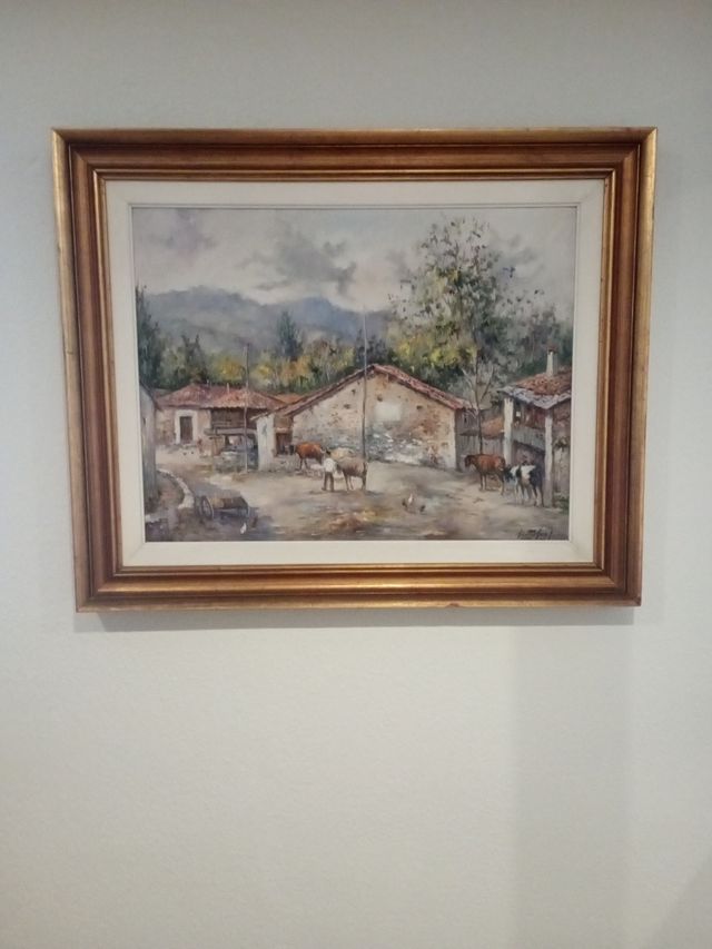 Cuadro oleo Víctor San Juan