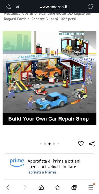 City Car Garage Building Blocks, 3 IN 1