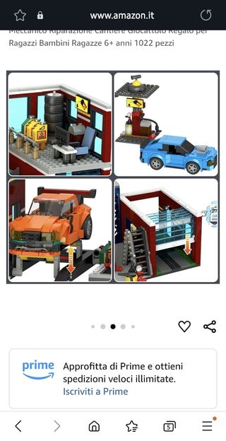 City Car Garage Building Blocks, 3 IN 1