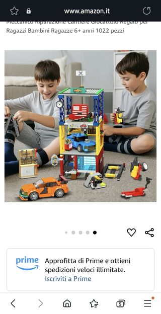 City Car Garage Building Blocks, 3 IN 1