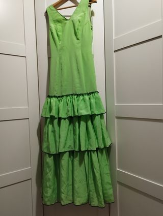 Traje flamenca verde