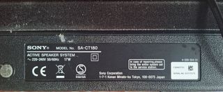 Barra de sonido Sony SA-CT180 de 2.1 canales