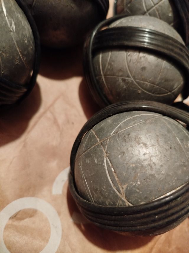Juego de petanca antiguo
