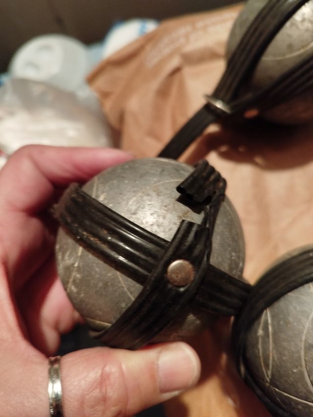 Juego de petanca antiguo