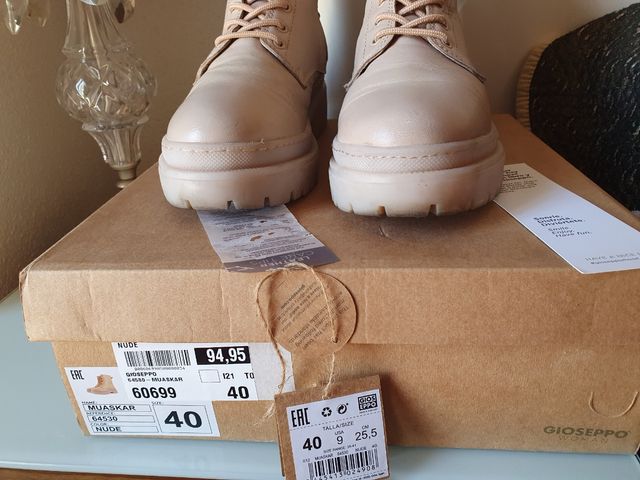 Botas Gioseppo piel talla 40