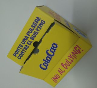 caja expositora cola cao promocional colacao promo