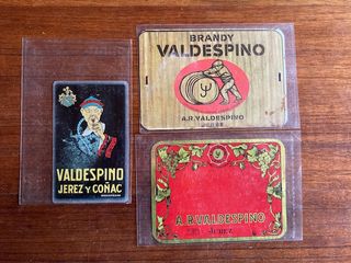 Lote de 3 chapas Valdespino, Jerez de la Frontera