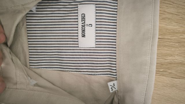 Camisa Chevignon color crema