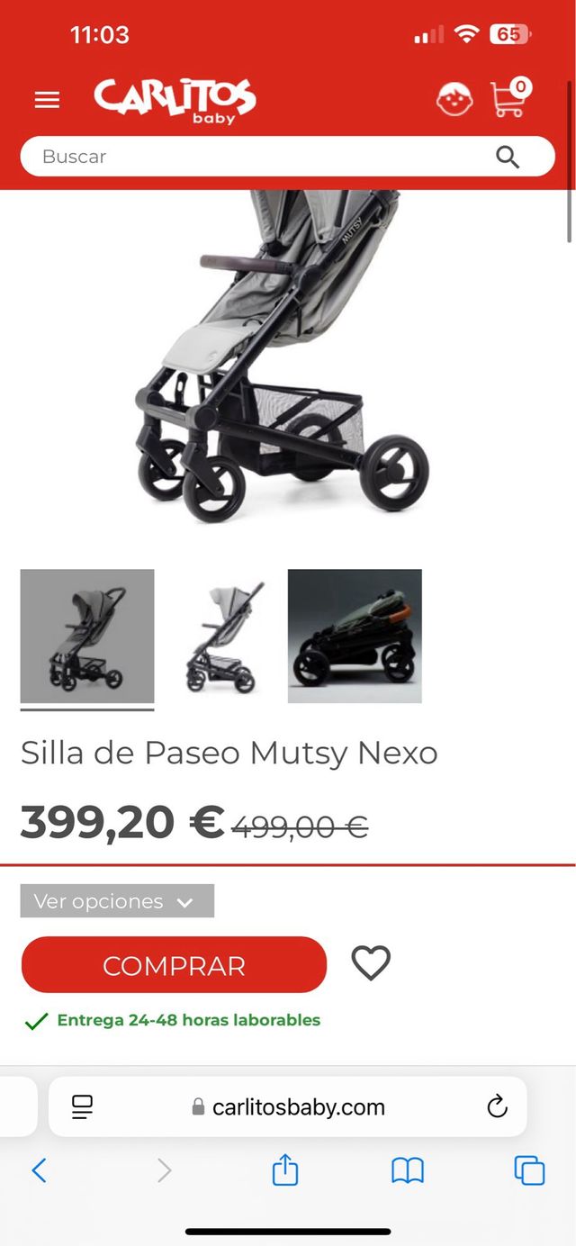 Silla de paseo mutsy nexo