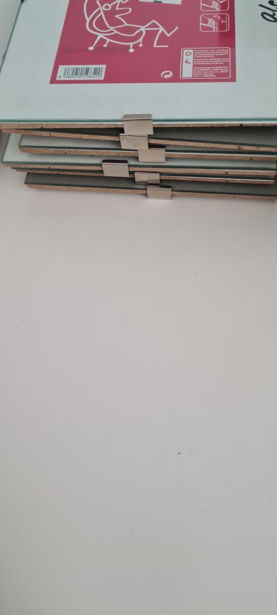 19 Marcos clip de cristal lote