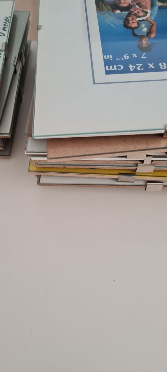 19 Marcos clip de cristal lote