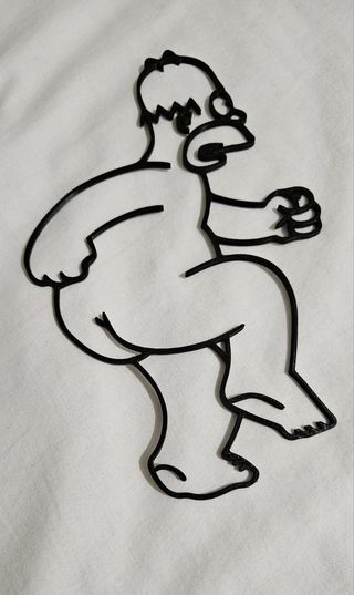 Simpsons quadro stampa 2D - Homer arte murale