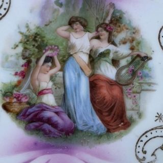 Plato porcelana antiguo 