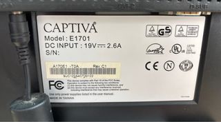 Pantalla pc ordenador CAPTIVA