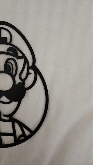 Luigi - Super Mario 2D arte murale