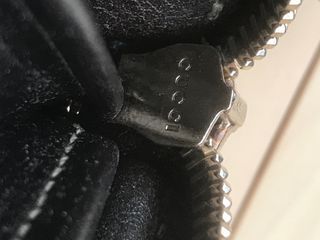 Portafoglio gucci beige tessuto con zip donna mono