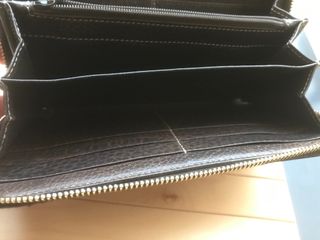 Portafoglio gucci beige tessuto con zip donna mono