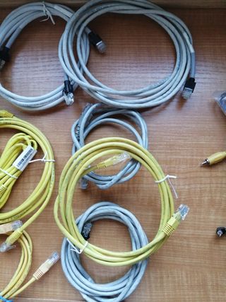 12 cables de red ethernet