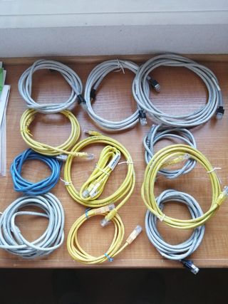 12 cables de red ethernet
