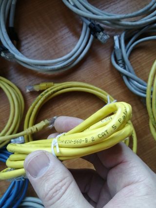 12 cables de red ethernet