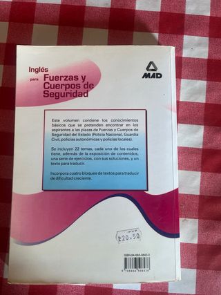 Libro de ingles para oposiciones
