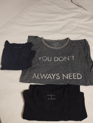 Lote 3 camisetas de manga corta