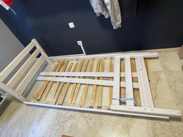 Cama Flexa madera Blanca