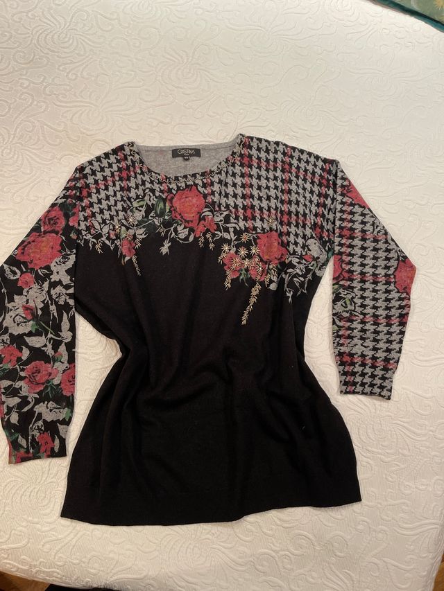 Jersey estampado floral