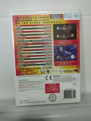 Juego Karaoke Wii 