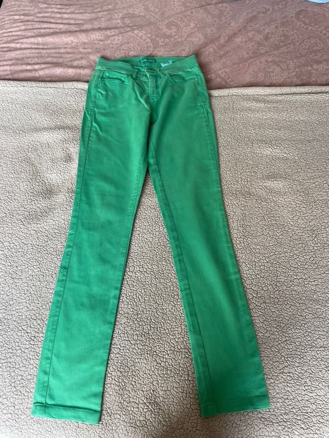 Pantalones Vaqueros CAMBIO Verde Único Talla 36