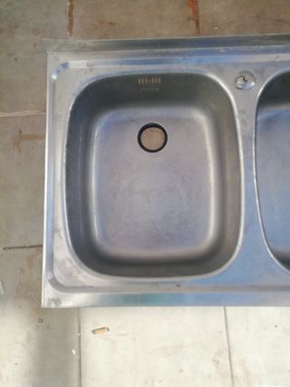 Fregadero de dos senos