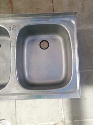 Fregadero de dos senos