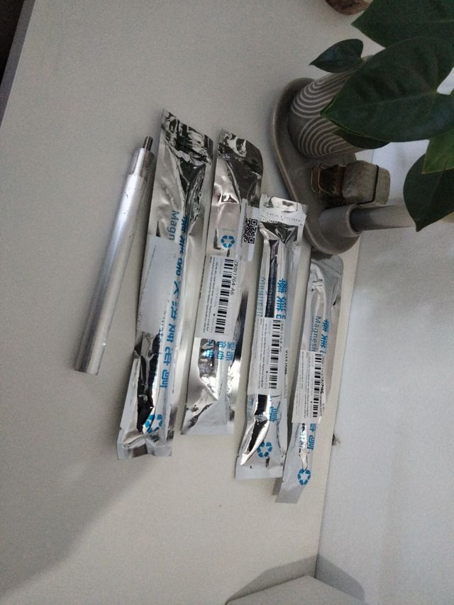 4 barras de magnesio