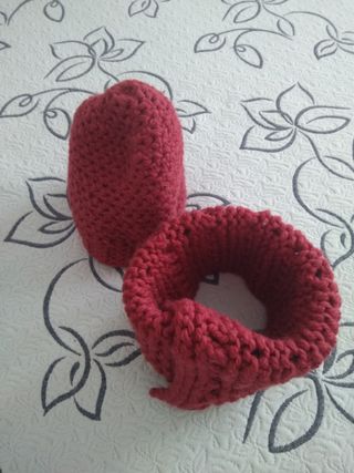 Conjunto gorro y bufanda