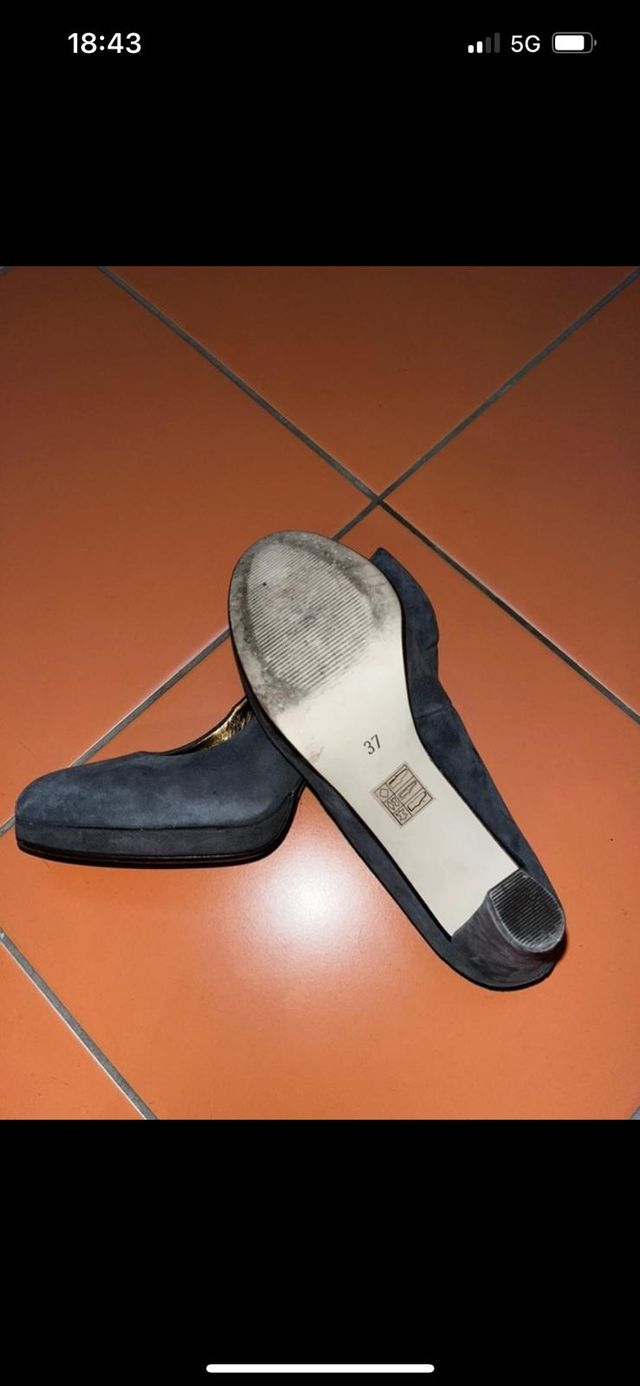 BENETTON SCARPE CON TACCO N°37