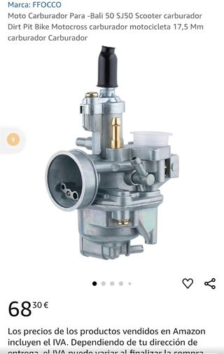 Chollo Carburador Para Honda Bali 50 SJ50 Scoot de