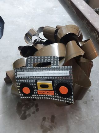 Disfraz de cintas de música 