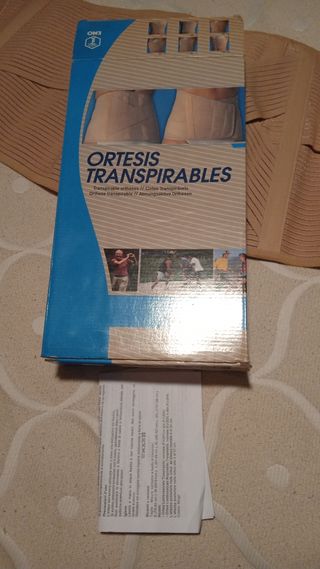 FAJA Ortesis Transpirables
