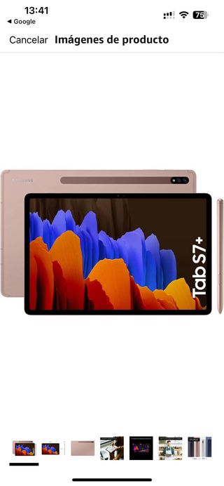 Tablet Samsung Galaxy tab s7 plus bronze edition