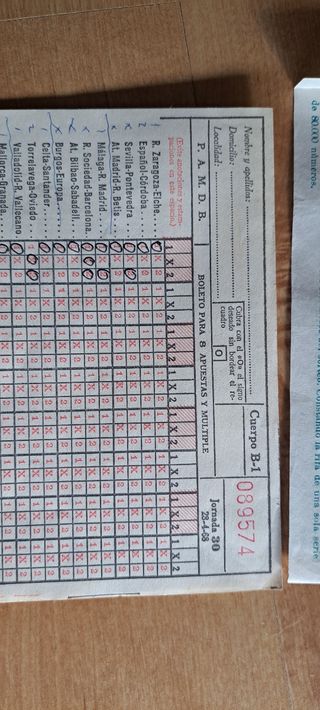 Decimos de lotería antiguos y de colección años 60