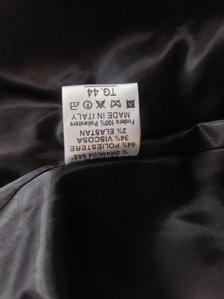 Cappotto nero donna 44