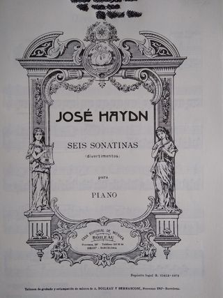 Haydn sonatinas piano