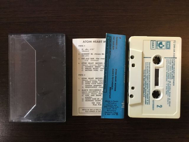 CASSETTE - PINK FLOYD - ATOM HEART MOTHER