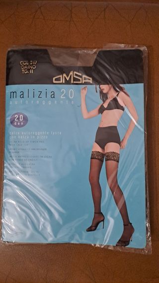 Calza autoreggente taglia 2